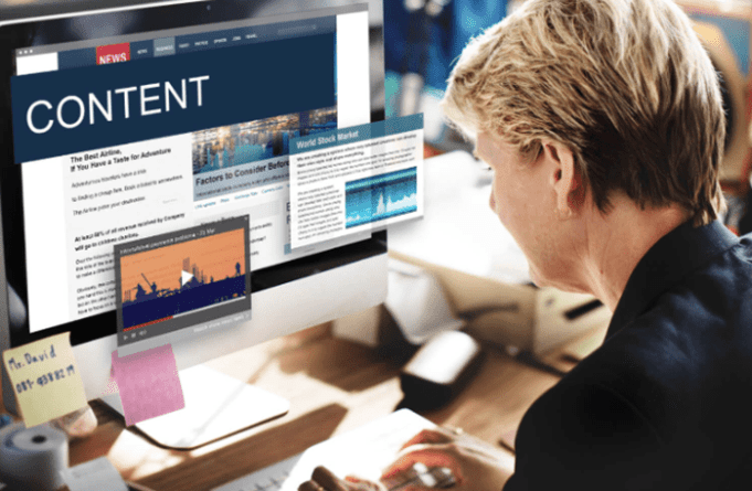 Business professional reviewing digital content on a desktop screen, illustrating a conversion-driven content strategy that supports decision-making, trust, and buyer readiness. Business professional reviewing digital content on a desktop screen, illustrating a conversion-driven content strategy that supports decision-making, trust, and buyer readiness.
